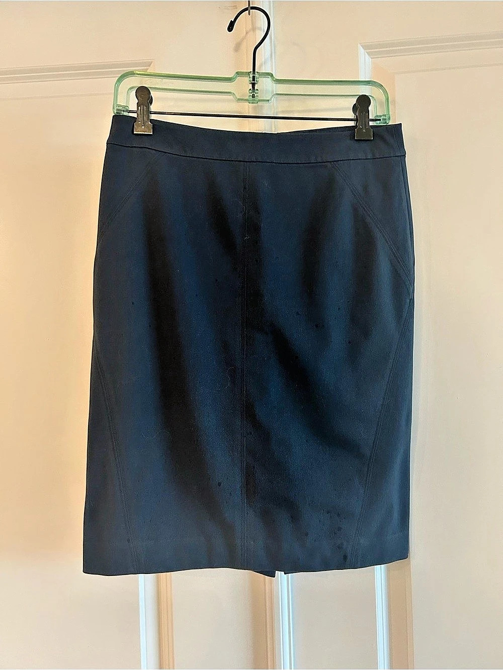 Ann Taylor Navy Pencil Skirt Like New